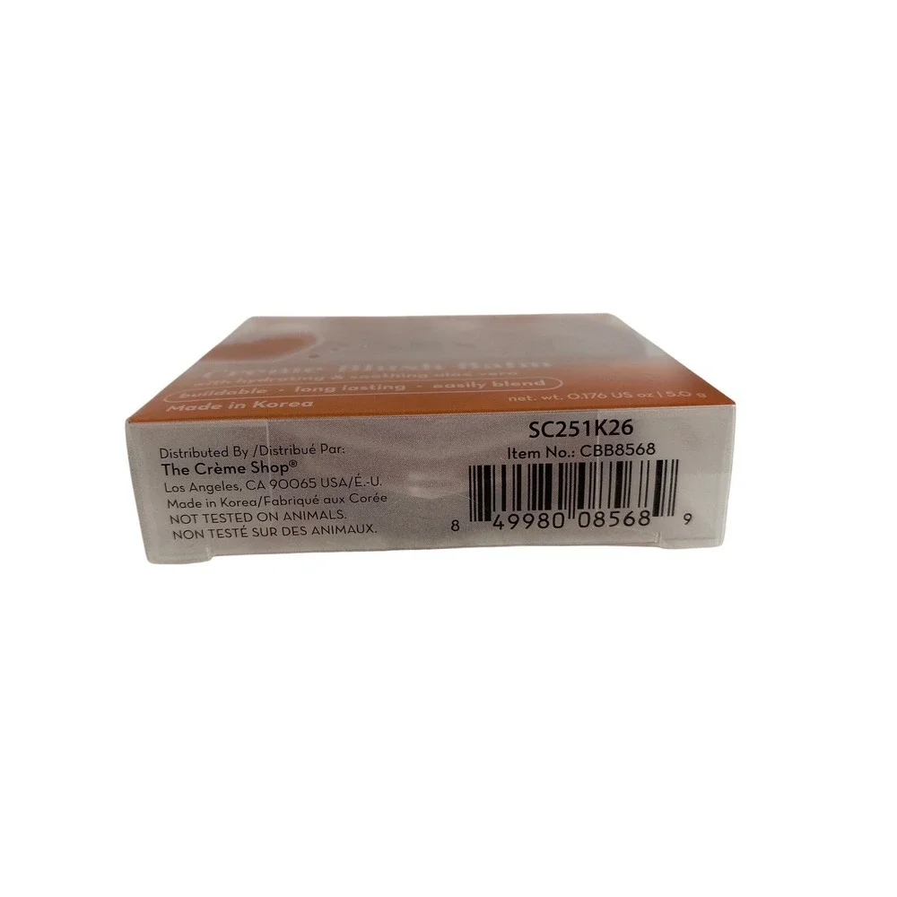 The Creme Shop Creme Blush‎ Balm Teddy Bear Aloe Vera Buildable Long Lasting